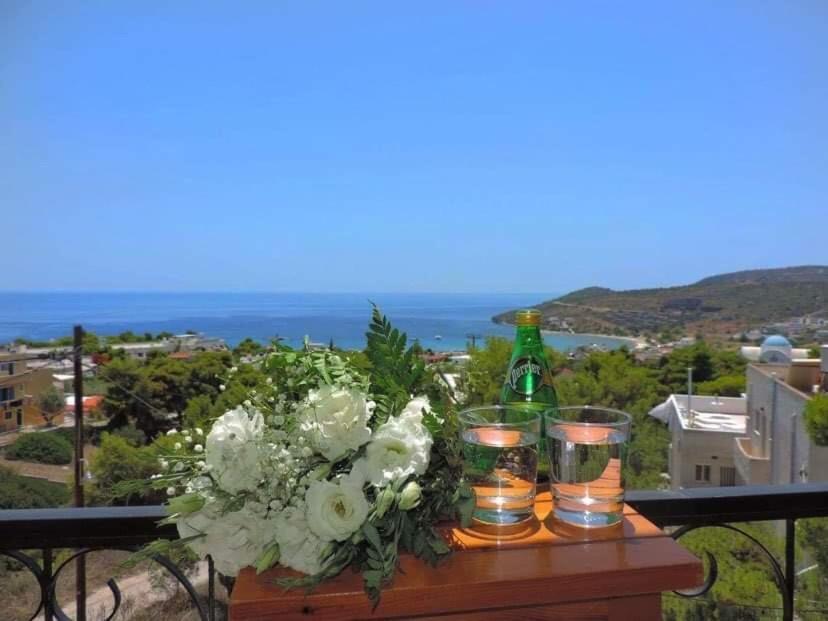 Sunset Rooms Agia Marina  ภายนอก รูปภาพ