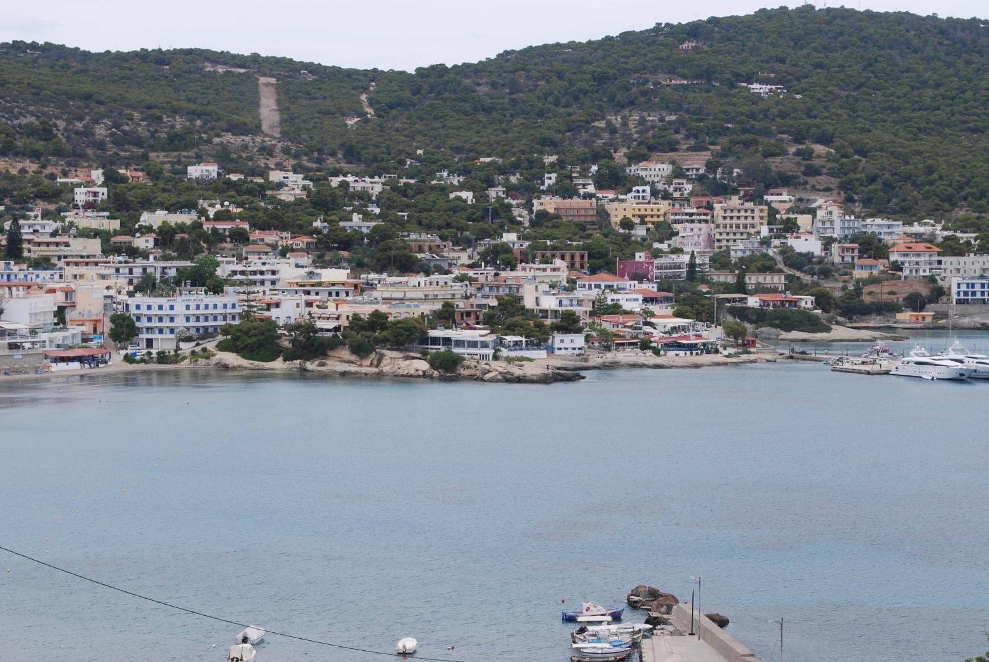 Sunset Rooms Agia Marina  ภายนอก รูปภาพ