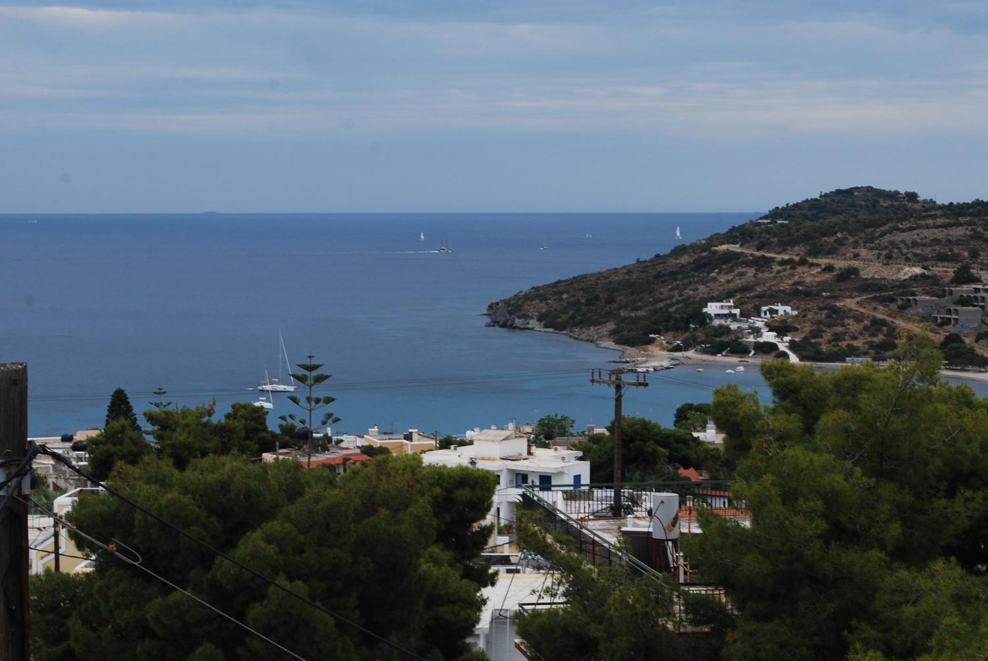 Sunset Rooms Agia Marina  ภายนอก รูปภาพ