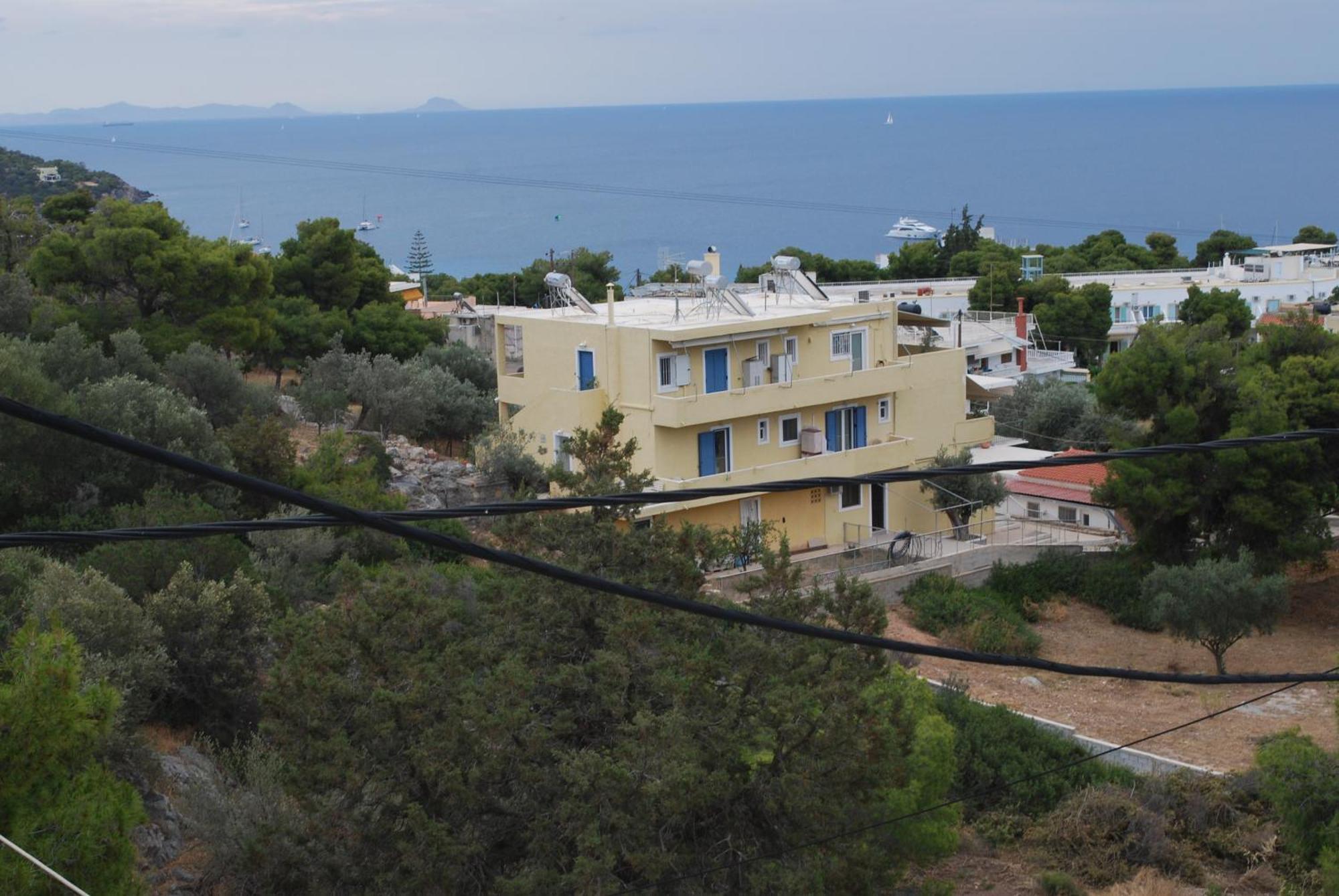 Sunset Rooms Agia Marina  ภายนอก รูปภาพ