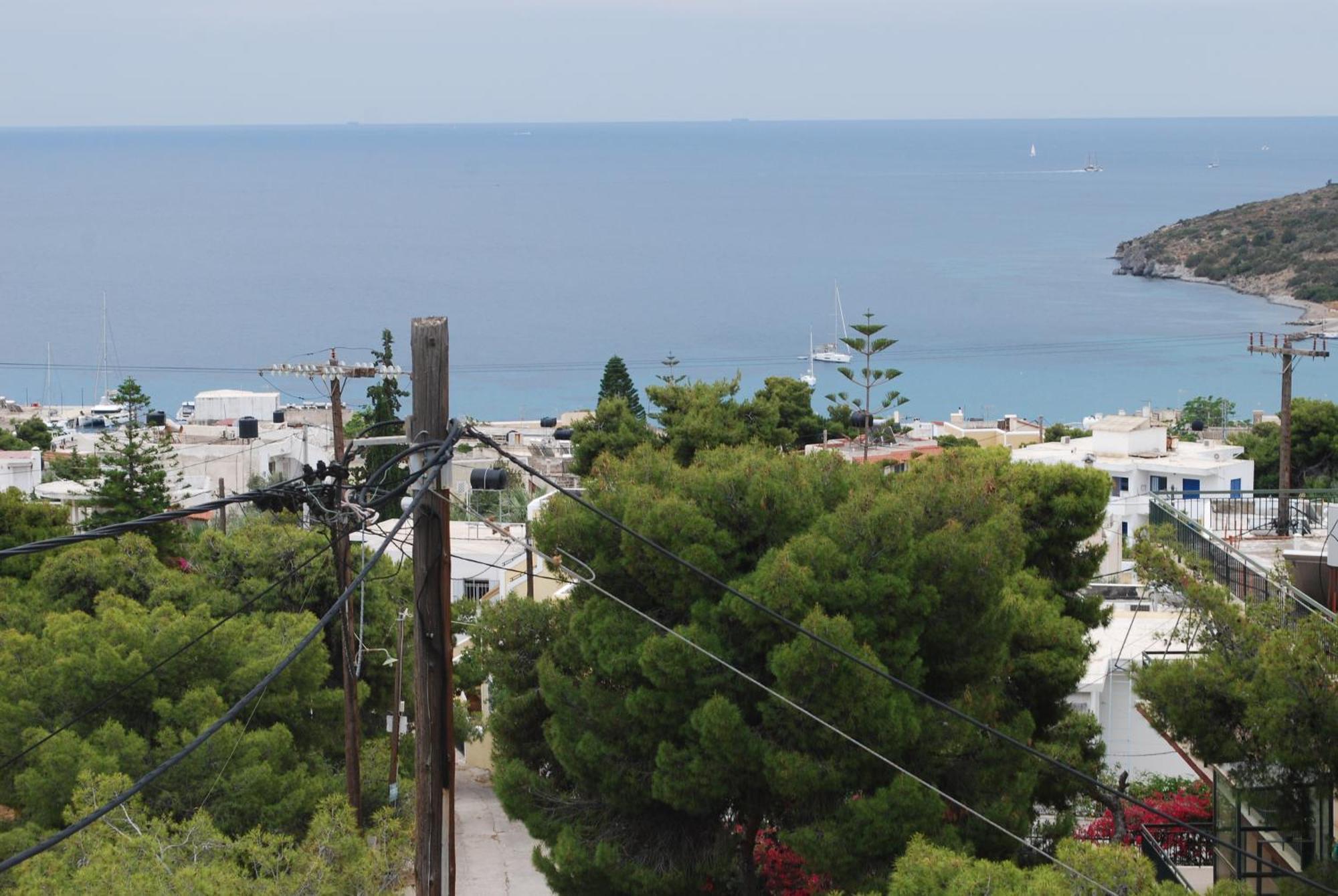 Sunset Rooms Agia Marina  ภายนอก รูปภาพ