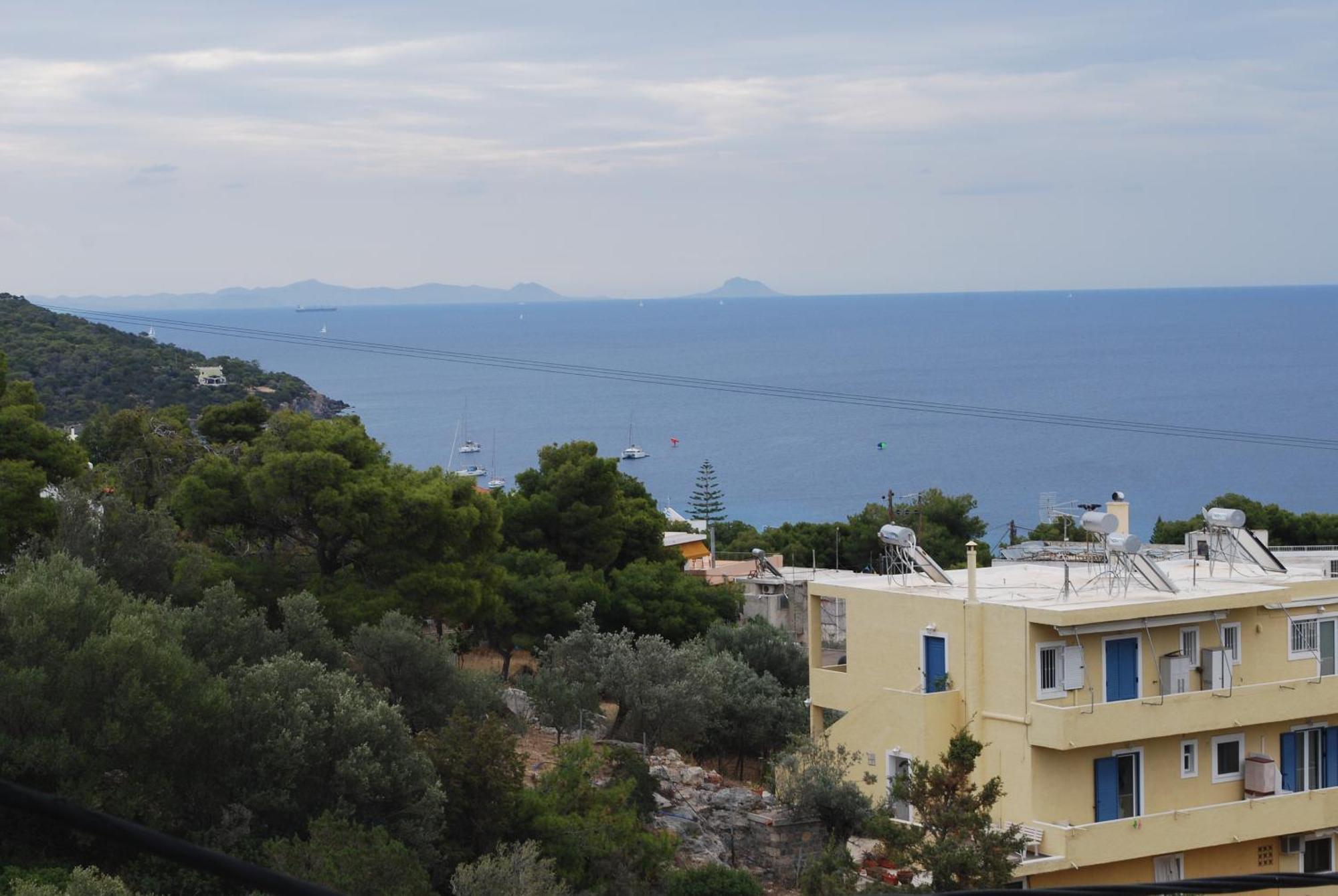 Sunset Rooms Agia Marina  ภายนอก รูปภาพ